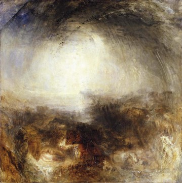 ジョセフ・マロード・ウィリアム・ターナー Painting - 陰と闇 大洪水の夕べ ターナー